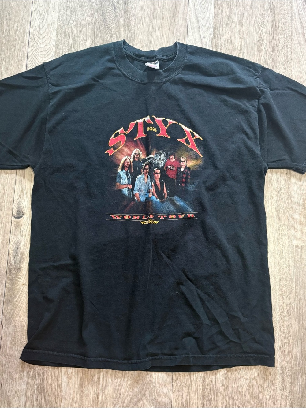 Vintage 2005 Styx world tour Graphic band t-shirt